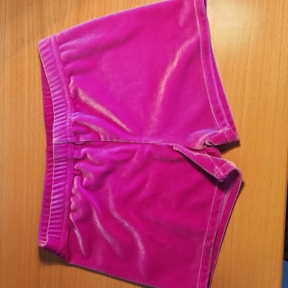3 for 10 Bundle Bioworld Shorts Pink Velour Dance Shorts size L - Picture 1 of 7